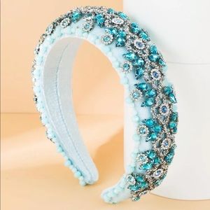 Turquoise blue headband